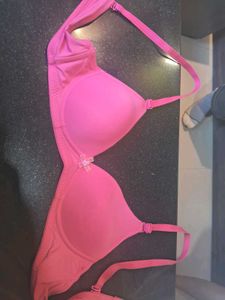 Comfortable Hot Pink Bra