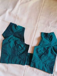 Elegant Teal Silk Blouse