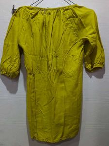 Yellow Casual Top
