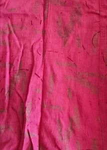 Beautiful Pink Kurta with Unique Neckline