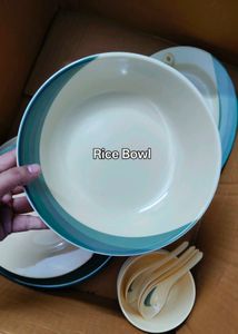 Brand New Premium Melamine Full Dinner Set – 21 Pc