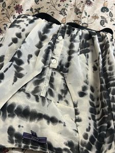 Chic Tie-Dye Dress Material