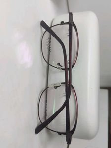 Copperish Maroon Designer Eyeglasses with Case