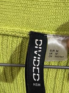 Lime Green Ribbed Cropped Cardigan
