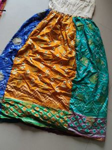 Ethnic Gown 1 in 2 styles colours reversible