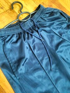 👖Men's Glossy Navy Blue Athletic Track 👖