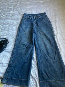 Wide Leg Denim Jeans