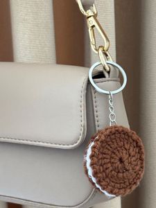 Crochet Cookie Keychain