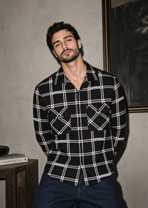 Men's Plaid Jacket Shirt