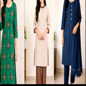 Elegant Women's Kurtas Set