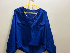 Vibrant Blue Long Sleeve shirt