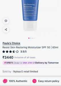 Paula's Choice Skin Restoring Moisturizer SPF 50