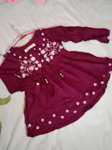 Frock dark purple.