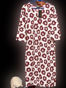 White Floral Print Pants