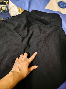 Elegant Black Silk Blouse