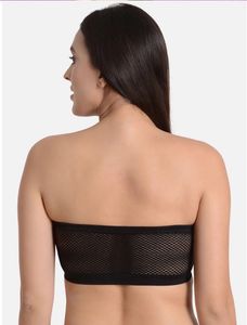 Comfortable Black Strapless Bra