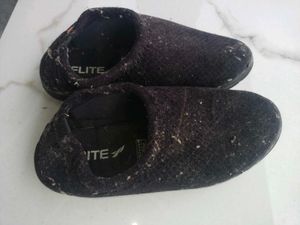 Black Casual Slip-Ons