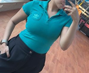 Adidas Teal Polo T-Shirt