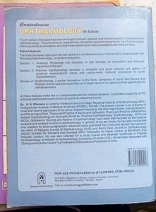 Comprehensive Ophthalmology 4th Edition