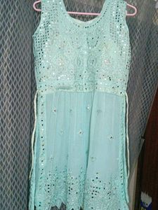 Flash sale ✨ Sparkling Mint Green Kurti