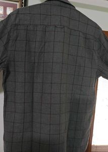 Blackberrys Men's Grey Checked Shirt