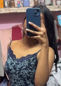 Floral Lace Trim Cami top
