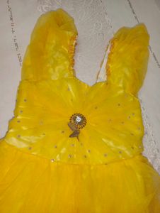 Cute Yellow Party Dress