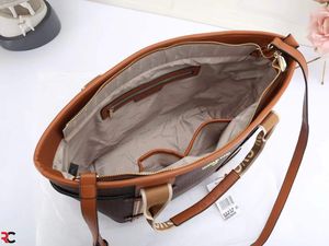 Pink MK Monogram Tote Bag