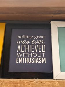 Motivational Framed Print - Be Happy