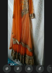 ORANGE GOWN