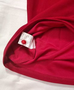 Red Puff Sleeve Top