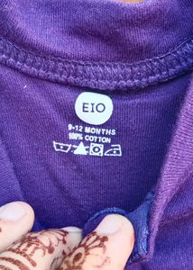 Purple Baby Romper