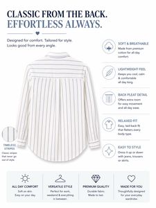 Effortless Striped Button-Down Shirt