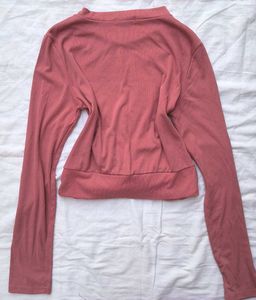 Twist-Front Long Sleeve Top🌷