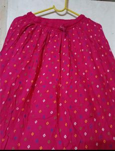 Embroidered Skirt and Kurti Set