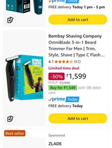 BSC OmniBlade 3-in-1 Trimmer @999/-