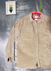 Man's Corduroy Button-Up Shirt