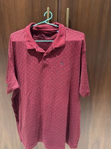 Men's Burgundy Polo Shirt