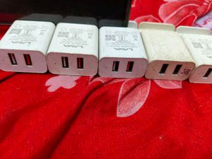 Lava Mobile Chargers 5 pcs set