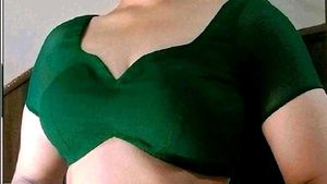 georgette knotted blouse padded