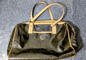 Coach Signature Monogram Tote Bag original