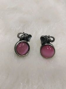 Silver Look  Alike Studs