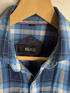 Blue Checked Full Sleeve Casual Shirt for Men