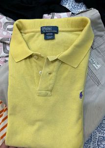 100%og polo ralph lauren Yellow T-Shirt