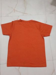 Orange "Voler haut" T-Shirt