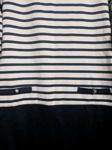 Striped Long Sleeve Dress