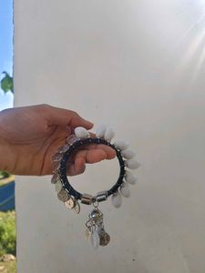 Boho Chic Cowrie Shell &amp; Coin Bangles
