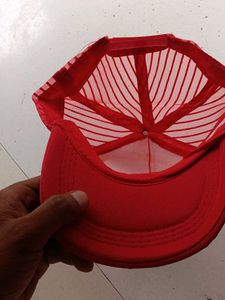 Red NY Yankees Trucker Hat