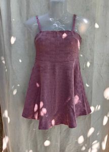 Chic Pink A-Line Mini Dress