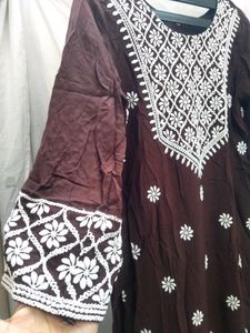 Formal Brown Kaurti With Pant